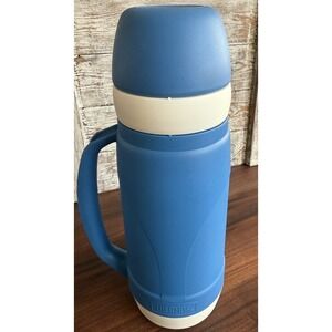 Thermos 1 Liter‎ Plastic Blue Travel Container - Model 36-100 - Great Condition!
